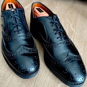 Allen Edmonds Wingtip Oxford Dress Shoe, Black 9.5